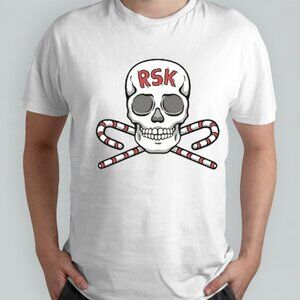 PKA Podcast T-Shirt Real Sweet Skull Logo Meme Graphic Fan Retro Tee 92